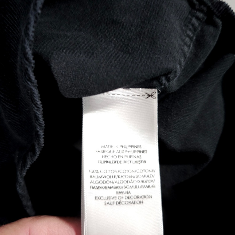 Ralph Lauren Corduroy Shirt Mens 1XB Black Red Pony Button Down Long Sleeve - Picture 4 of 7